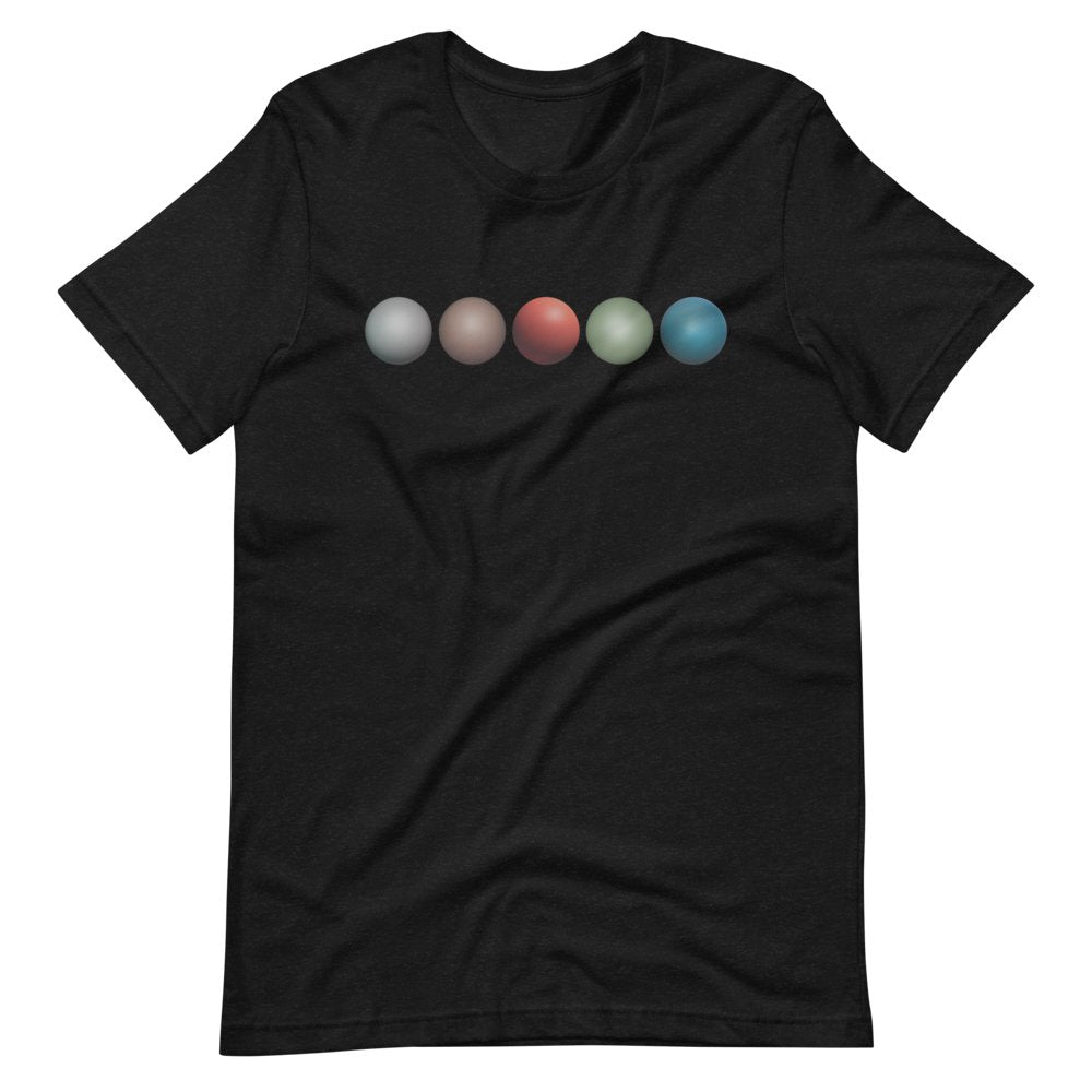 MatCaps Short - sleeve unisex t-shirt - Fraser FX